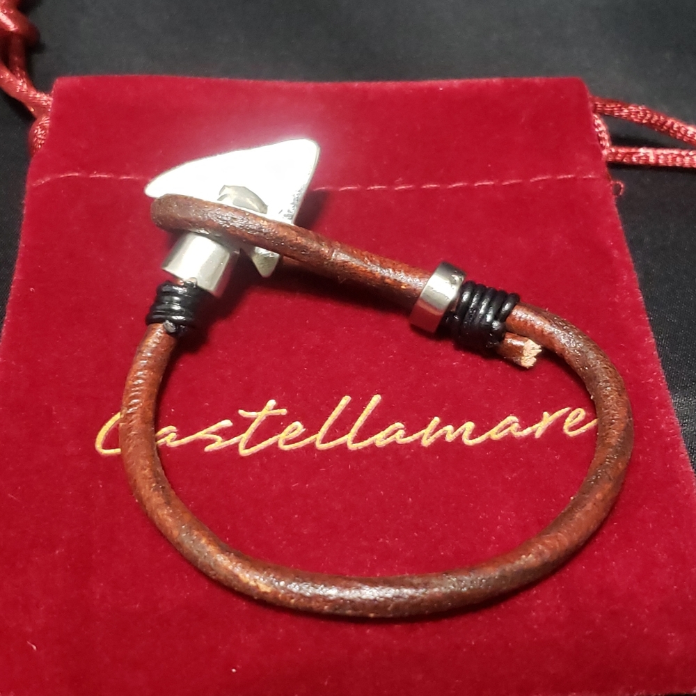 Unisex! Castellamare by Invicta 💯 Leather Brown NWT - Picture 8 of 9